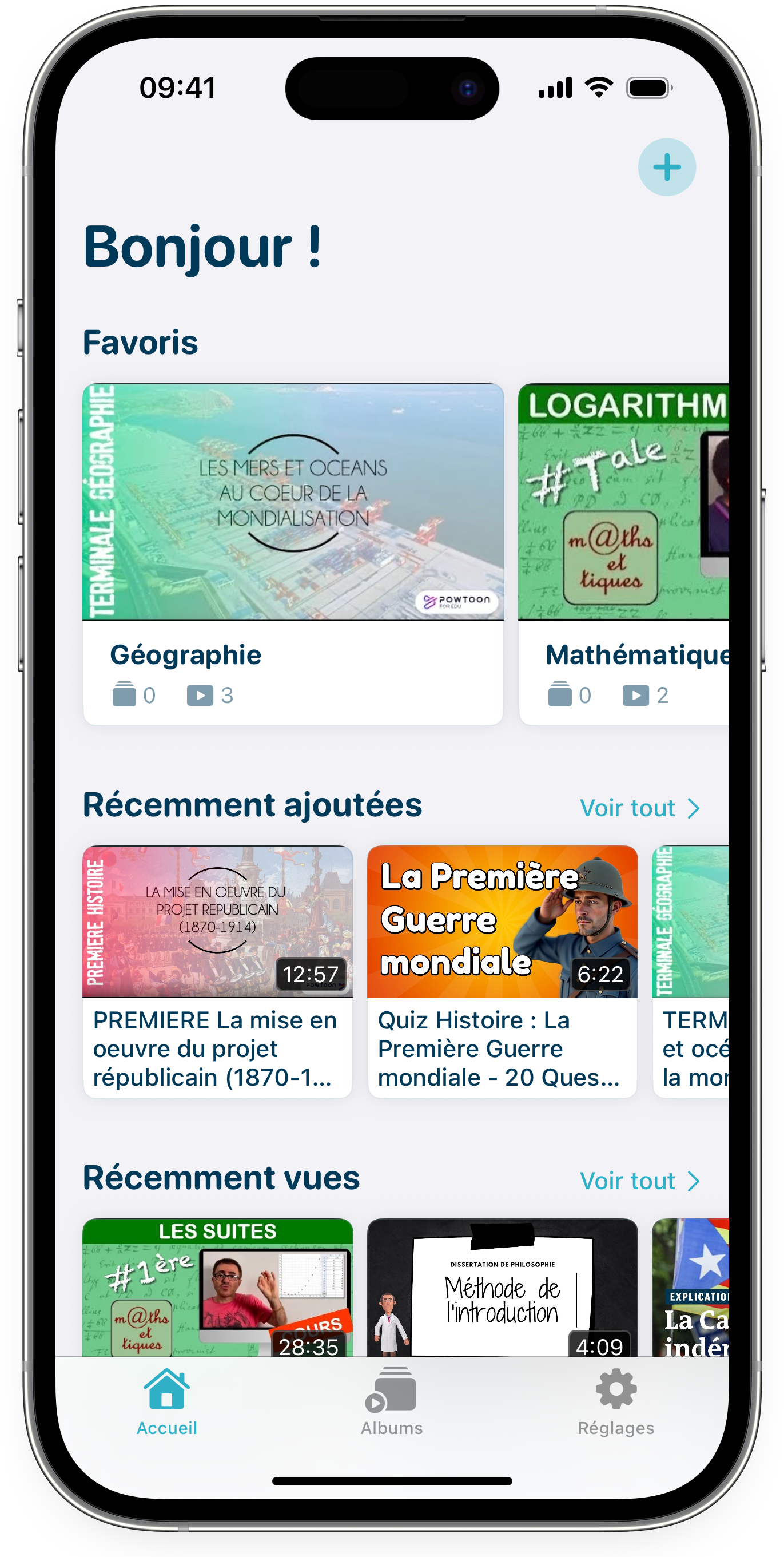 iPhone – Accueil